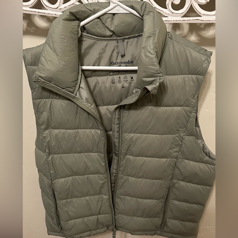 Light green Abercrombie and Fitch Vest